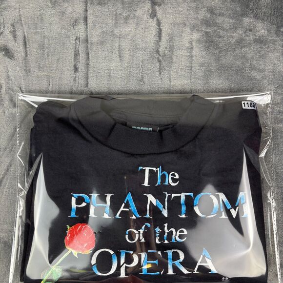 Vintage 1986 Phantom of the Opera Roots Canada T-Shirt XL Black Theater Graphic - Picture 10 of 10